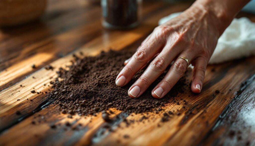 The Coffee Grounds Scrub That Polishes Wooden Furniture Naturally - How Mild Abrasives Restore Shine Without Chemicals