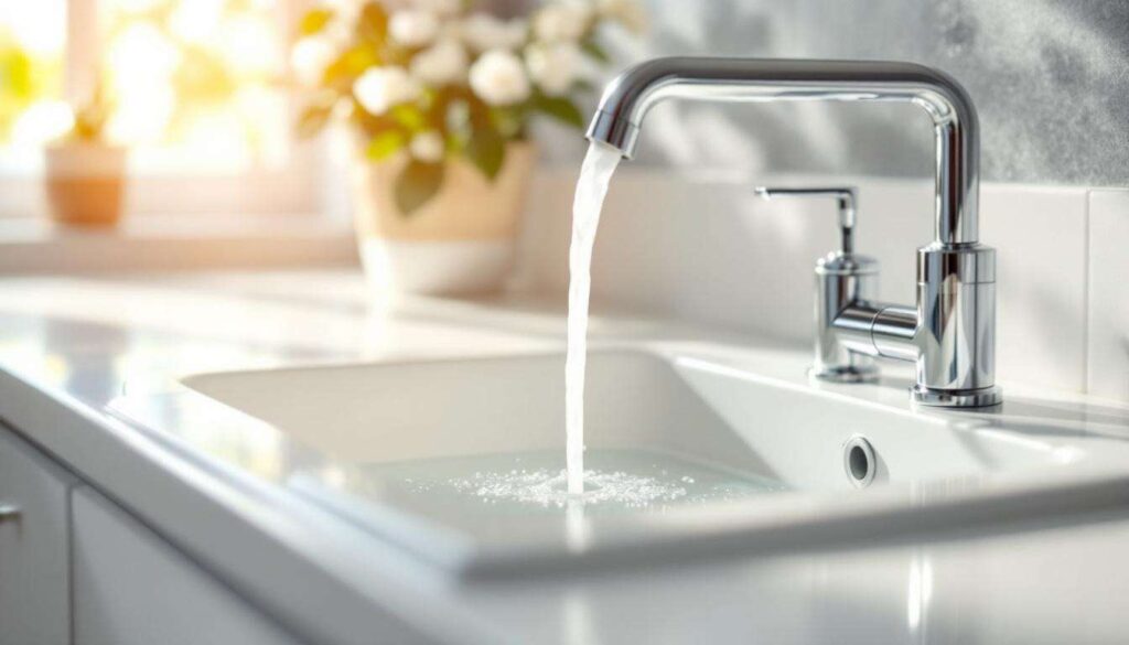 Why keeping sinks dry prevents limescale