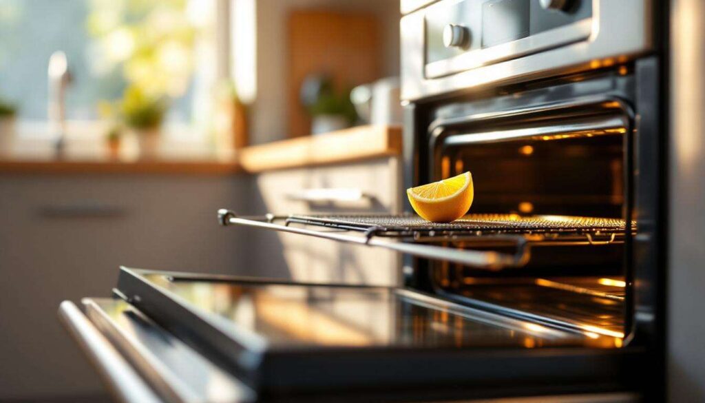 Putting a slice of lemon in a cold oven is a growing household habit, and here’s why people do it, what it’s really for, and when it actually works