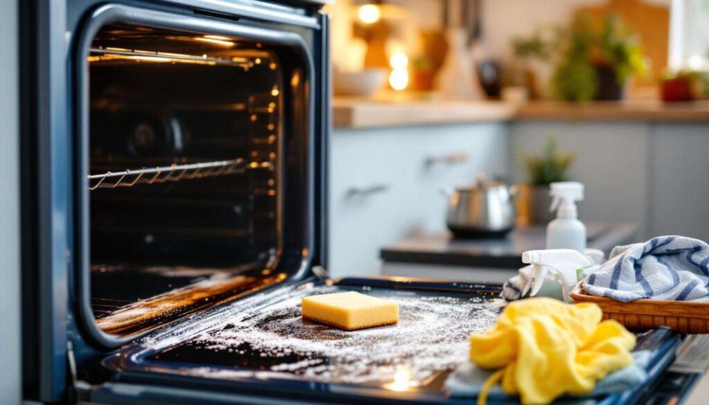How to Easily Clean Burnt-On Residue from Your Oven’s Bottom