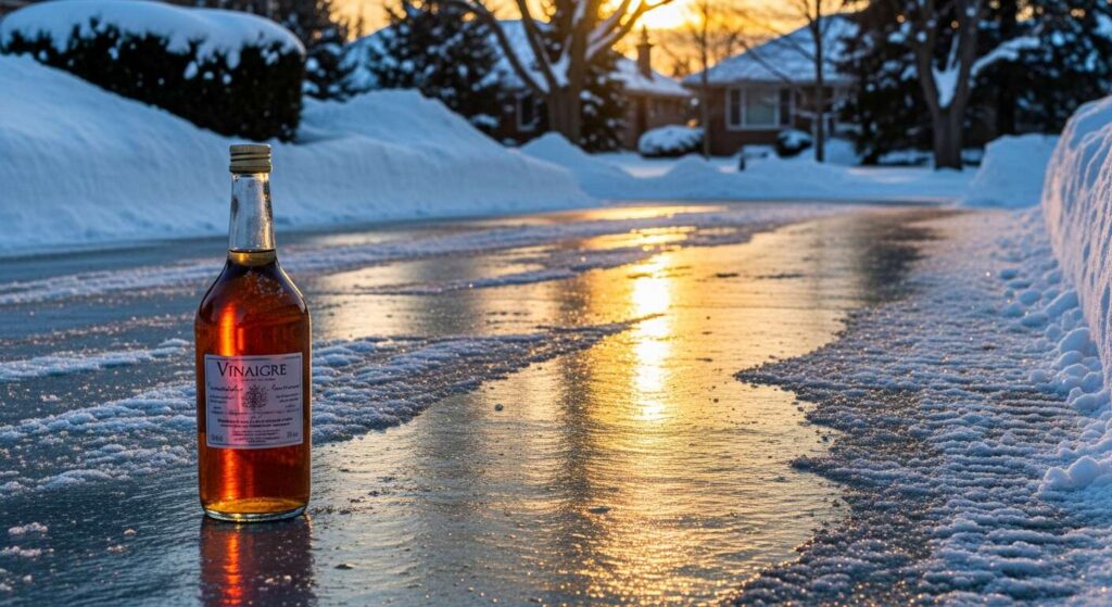 Can You Use Vinegar To Melt Ice On Your Driveway?