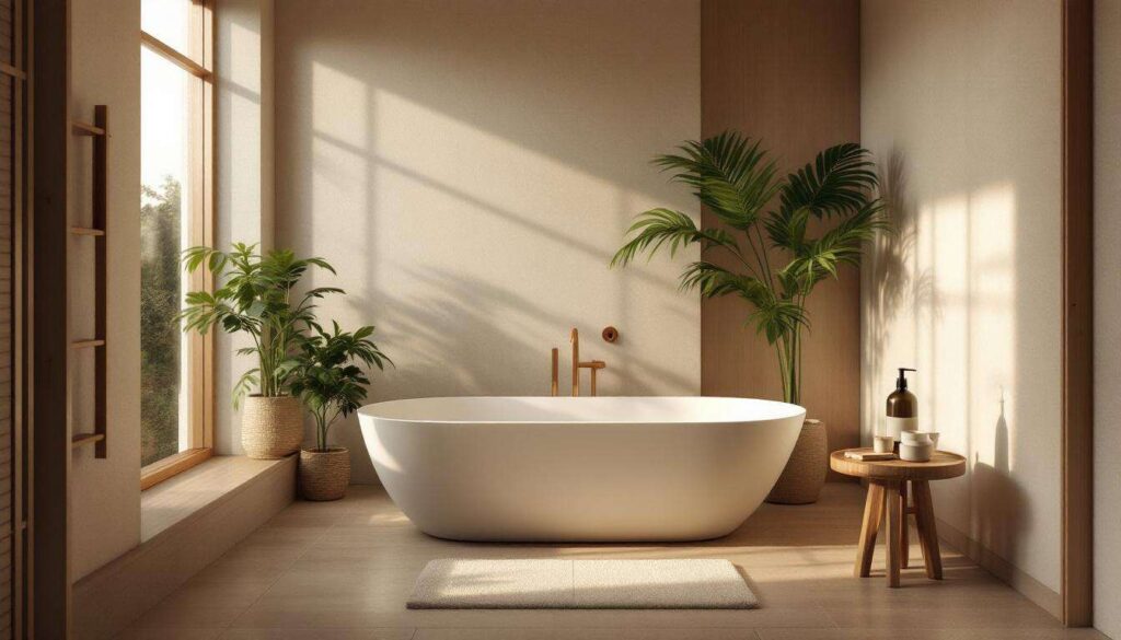 Japandi bathrooms combine calm and function — why UK designers say this style won't date
