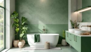 Why green has become the defining colour of UK bathrooms in 2026: sage, olive and eucalyptus